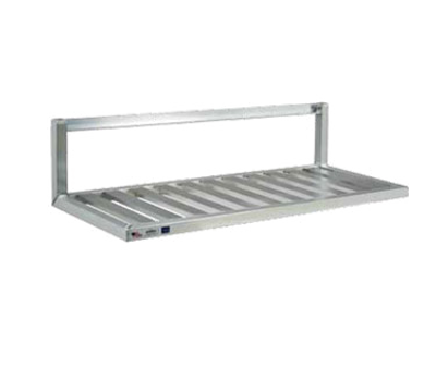 New Age 97287 Shelf Wall-Mounted Inverted 60"W 12 Gauge Aluminum Construction