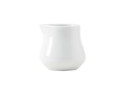 Tuxton BPR-0352 China Creamer / Pitcher 1/2 - 3 Oz. Porcelain White - 1 Dozen Per Case (1 Dozen)
