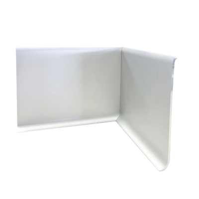 New Age 9789C 5"W x 5"H Aluminum Inside Corner Cove Baseboard
