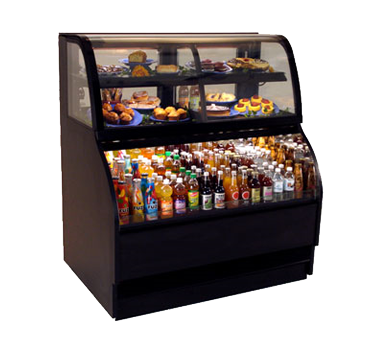 Structural Concepts HMBC6 75.38" W Curved Glass Harmony Service/Self-Service Bakery Merchandiser