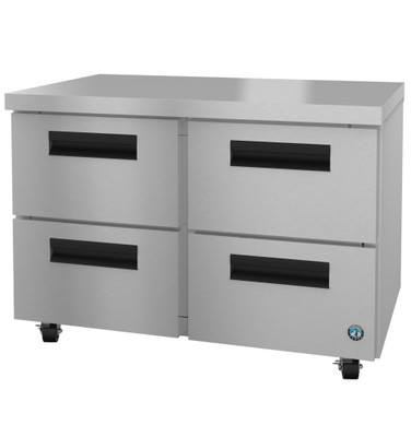 Hoshizaki UF48B-D4 48"W Two-Section Undercounter Freezer