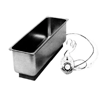 Wells HMP-6D Stainless Steel (1) 1/2 Size Long 6" x 20" Half-Size Food Warmer - 120 Volts, 750 Watts