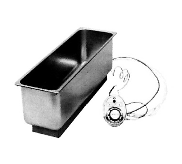 Wells HMP-6D Stainless Steel (1) 1/2 Size Long 6" x 20" Half-Size Food Warmer - 120 Volts, 750 Watts