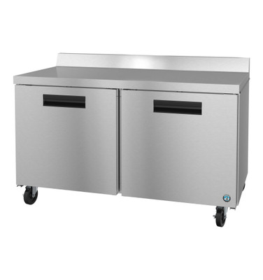 Hoshizaki WF60B 60" W Two-Section Two Door Reach-In Steelheart Series Worktop Freezer