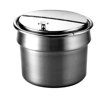 Wells 21057 11 Qt. Hinged Lid Round Inset