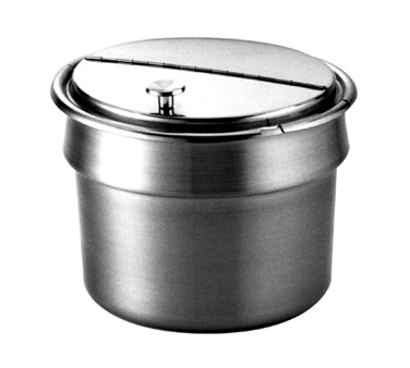 Wells 21057 11 Qt. Hinged Lid Round Inset