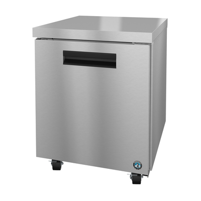 Hoshizaki UR27B 27"W One-Section Solid Door Reach-In Steelheart Series Undercounter Refrigerator