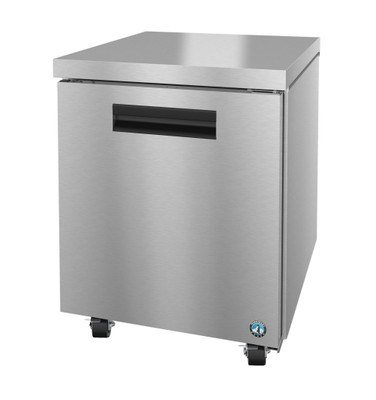 Hoshizaki UR27B 27"W One-Section Solid Door Reach-In Steelheart Series Undercounter Refrigerator