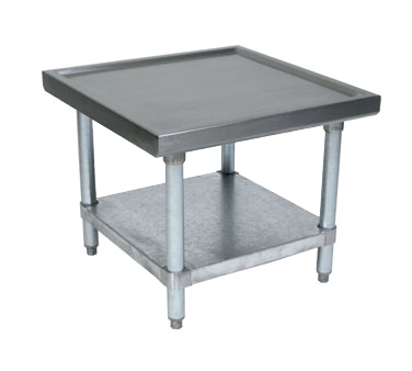 John Boos MS4-2424SSK 24"W x 24"D x 20-1/4"H Heavy Duty Stainless Steel with Marine Edge Machine Stand