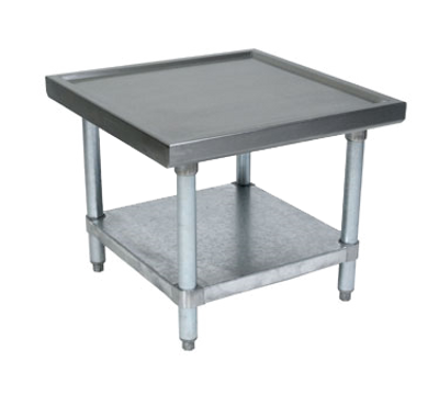 John Boos MS4-2424SSK 24&quot;W x 24&quot;D x 20-1/4&quot;H Heavy Duty Stainless Steel with Marine Edge Machine Stand