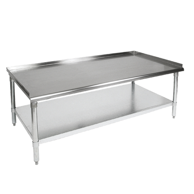 John Boos GS6-3060SSK 60"W x 30"D x 24"H Open Base Stainless Steel Equipment Stand