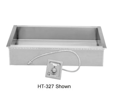 Wells HT-200 Stainless Steel (2) Full Size 12" x 20" Bain Marie Style Heated Tank