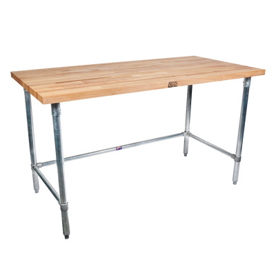 John Boos SNB08 Work Table wood top