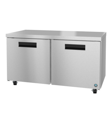 Hoshizaki UF60B 60"W Two-Section Solid Door Undercounter Freezer