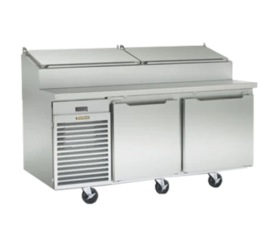 Traulsen TS072HT 72" W Two-Section Two Door Two Door Spec Line Prep Table