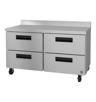 Hoshizaki WR60B-D4 60"W Four Drawer Stainless Steel Steelheart Series Worktop Refrigerator