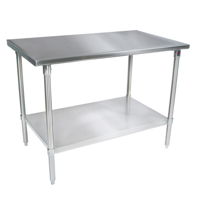 John Boos ST6-2448GSK 48"W x 24"D Stainless Steel Work Table