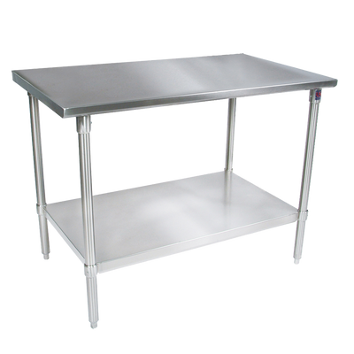 John Boos ST6-2448GSK 48"W x 24"D Stainless Steel Work Table