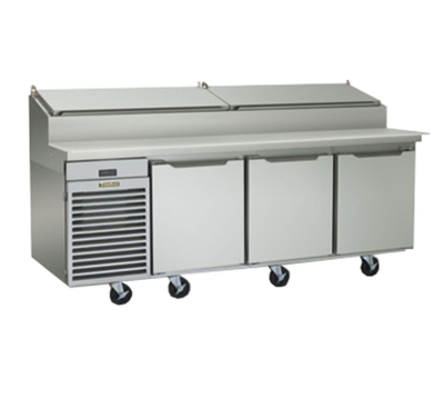 Traulsen TS090HT 90" W Three-Section Three Door Three Door Spec Line Prep Table