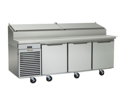 Traulsen TS090HT 90" W Three-Section Three Door Three Door Spec Line Prep Table