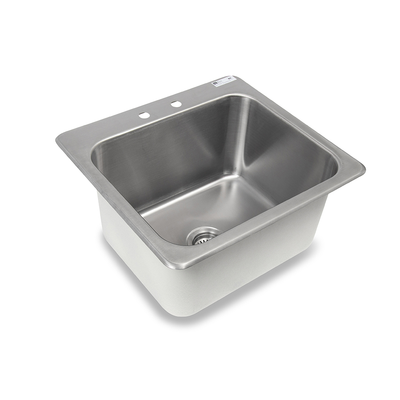 John Boos PB-DISINK201612 23" W Stainless Steel 1-Compartment Pro-Bowl Drop-In Sink