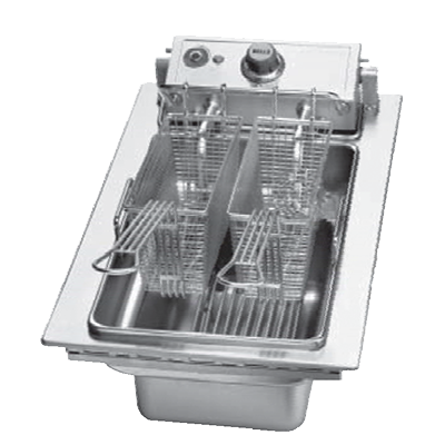Wells F-556 15 lb Singe Electric Drop-In Fryer - 208 Volts