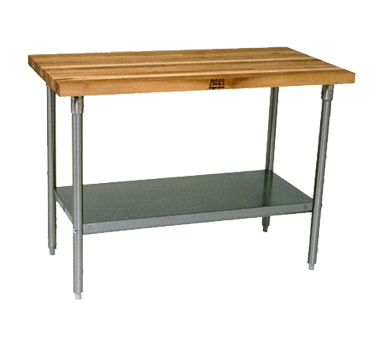 John Boos SNS09 Work Table wood top