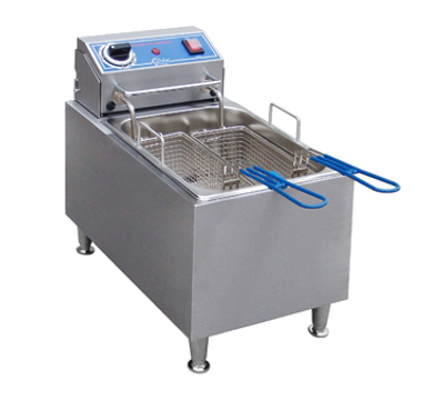 Globe PF16E-E 16 lbs Electric Countertop Fryer -208 Volts