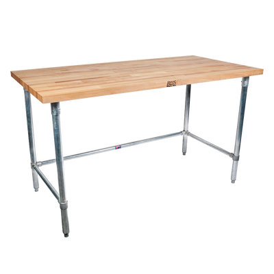 John Boos SNB10 Work Table wood top