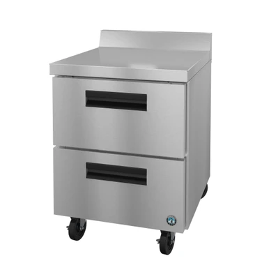 Hoshizaki WR27B-D2 27"W Two Drawer Stainless Steel Steelheart Series Worktop Refrigerator