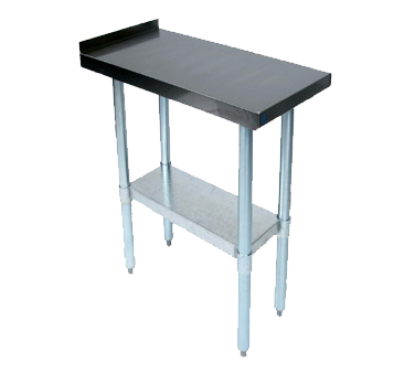 John Boos EFT8-3612 12"W x 36"D 18/400 Stainless Steel Top Filler Table