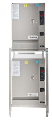 Cleveland (2) 22CGT66.1 6 Pan Convection Steamer - (2) 32,000 BTU