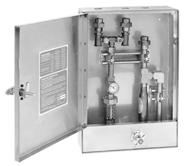 Fisher 1801 1/2" NPT Female Inlets &amp; Outlets Valves Reel Rinse Control Unit