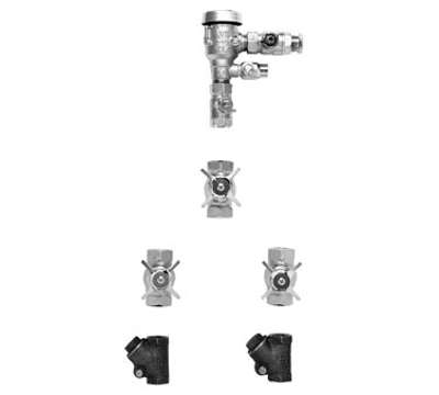 Fisher 29475 1/2" NPT Female Connections Exposed Piping Reel Rinse Installation Kit
