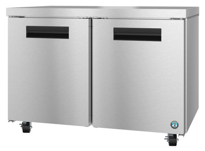 Hoshizaki UF48B 48&quot;W Two-Section Solid Door Reach-In Steelheart Series Undercounter Freezer