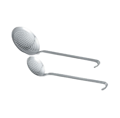 Vollrath 46970 6" Round Stainless Steel Perforated Skimmer