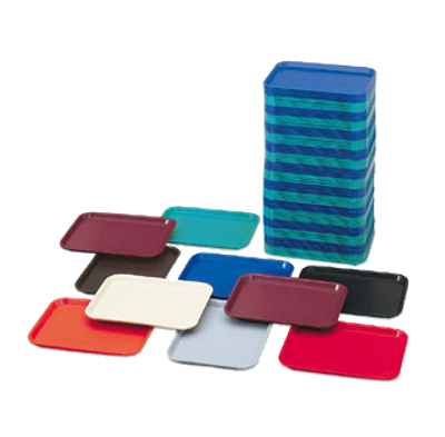 Vollrath 86117 16"W Blue Rectangle Fast Food Tray