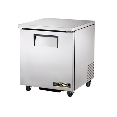 True TUC-27F-HC 27.63&quot;W One-Section Solid Door Reach-In Undercounter Freezer