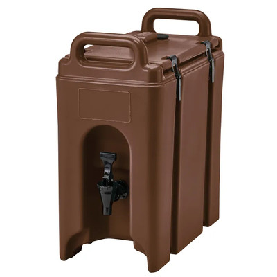 Cambro 250LCD131 2-1/2 Gallon Dark Brown Beverage Carrier Plastic