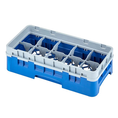 Cambro 10HS318186 Camrack Glass Rack With Soft Gray Extender - 5 Cases