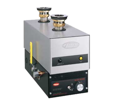 Hatco FR-4B Silver-Gray Hammertone Stainless Steel Front Food Rethermalizer or Bain Marie Heater - 4500 Watts