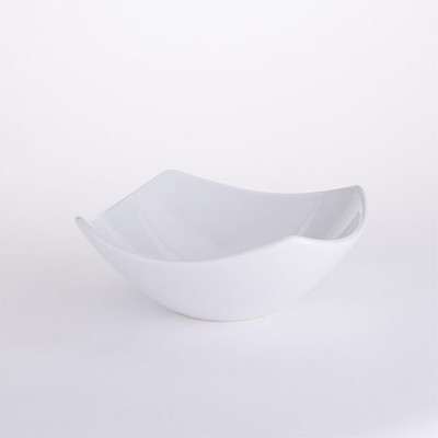 American Metalcraft SQND11 10" 76 Oz. Ceramic White