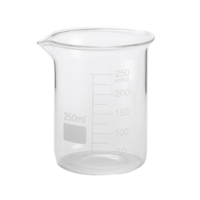 American Metalcraft GBE8 8.5 Oz. 3" Dia. x 4" H Glass Beaker