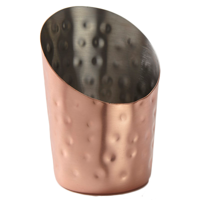 American Metalcraft FFCCH45 3.88&quot; 12 Oz. Copper Round French Fry Cup