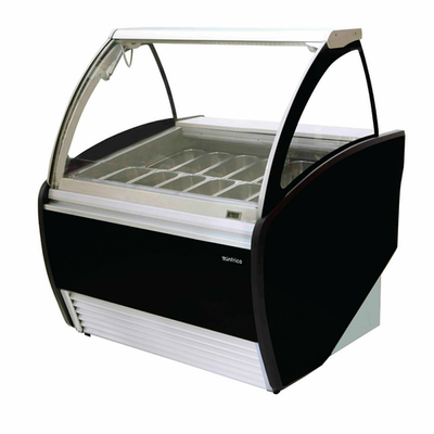 Infrico USA IDC-VAR12H 52.37"W Gelato Case-Curved Glass