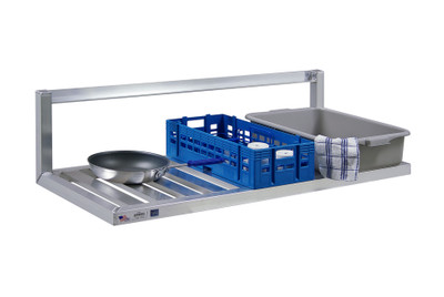 New Age 97286 48" W x 20" D Wall-Mounted 12 Gauge Aluminum Shelf