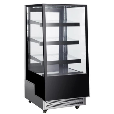 Admiral Craft BDDRF-350 25.5" W Floor Standing Black Diamond Refrigerated Display Case - 115 Volts