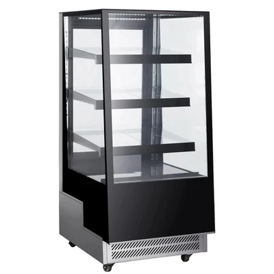 Admiral Craft BDDRF-350 25.5" W Floor Standing Black Diamond Refrigerated Display Case - 115 Volts