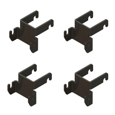 Metro SMR Smartlever Grid Bracket Attachment Hooks (4) Hooks For Attaching Smartwall Grid