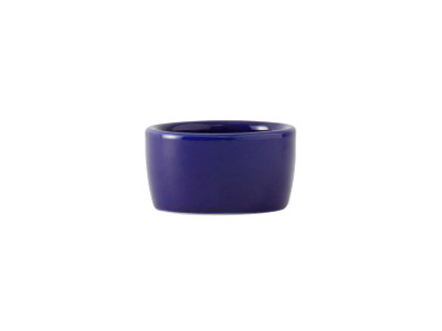 Tuxton BCX-0203 2-1/2" 2 Oz. Ceramic Cobalt Round Ramekin/Cheese Pipkin (4 Dozen Per Case)